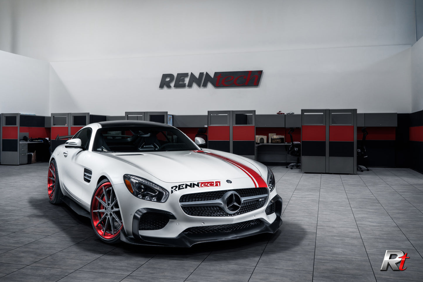 RENNtech | C190 | AMG GT / S | Front Splitter | Carbon Fiber