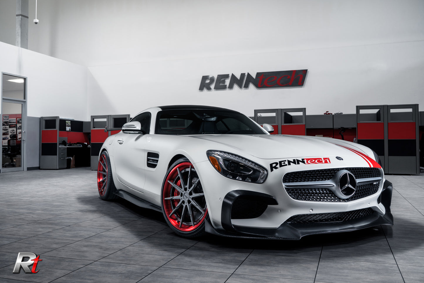 RENNtech | C190 | AMG GT / S | Front Splitter | Carbon Fiber