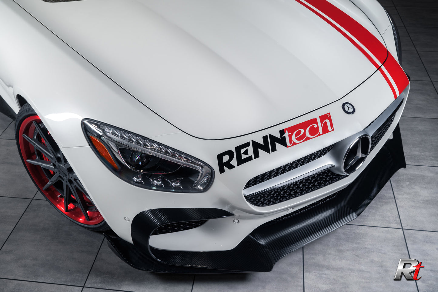 RENNtech | C190 | AMG GT / S | Front Splitter | Carbon Fiber