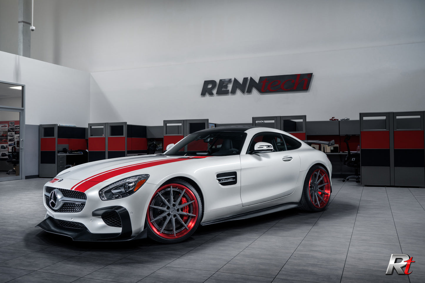 RENNtech | C190 | AMG GT / S | Front Splitter | Carbon Fiber
