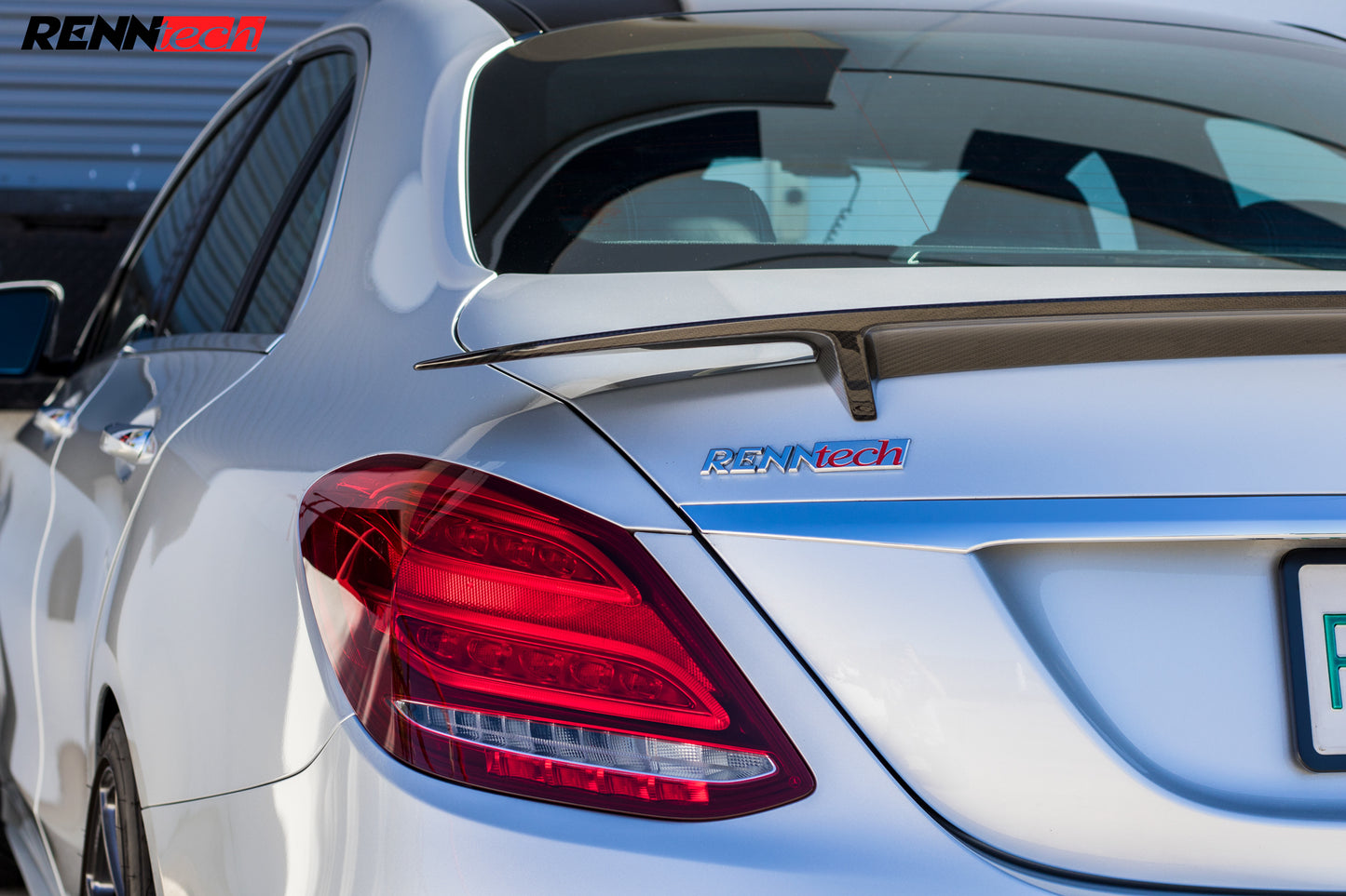RENNtech | Carbon Fiber | Decklid Spoiler | W205 | C-Class Sedan | Gloss Finish