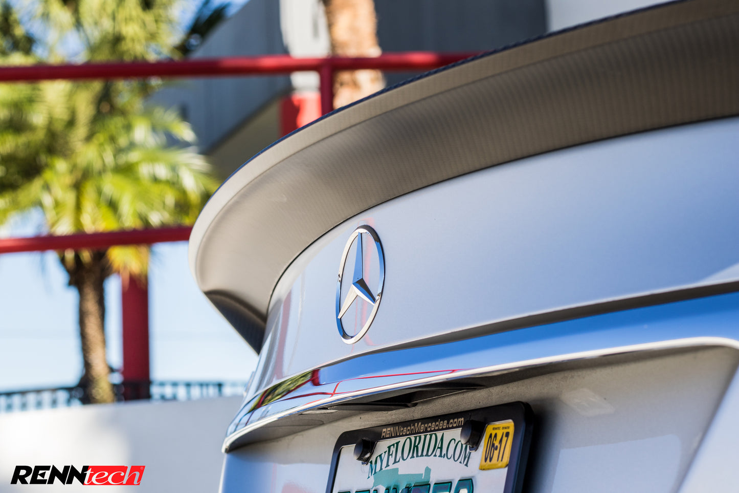 RENNtech | Carbon Fiber | Decklid Spoiler | W205 | C-Class Sedan | Matte Finish