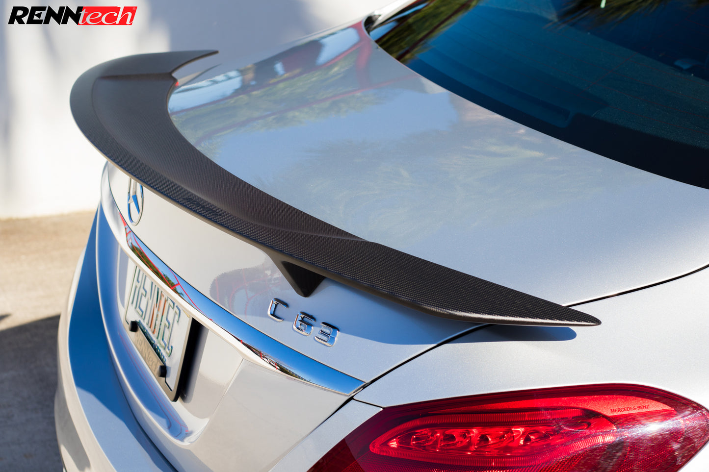 RENNtech | Carbon Fiber | Decklid Spoiler | W205 | C-Class Sedan | Matte Finish