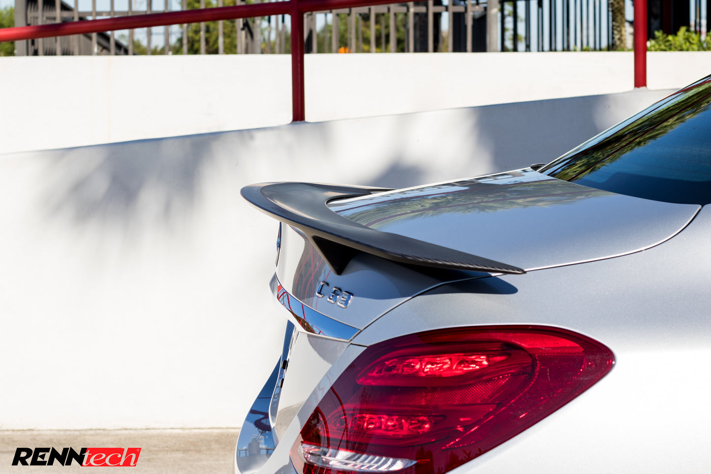 RENNtech | Carbon Fiber | Decklid Spoiler | W205 | C-Class Sedan | Matte Finish