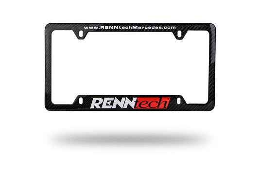 RENNtech | License Plate Frames | Carbon Fiber