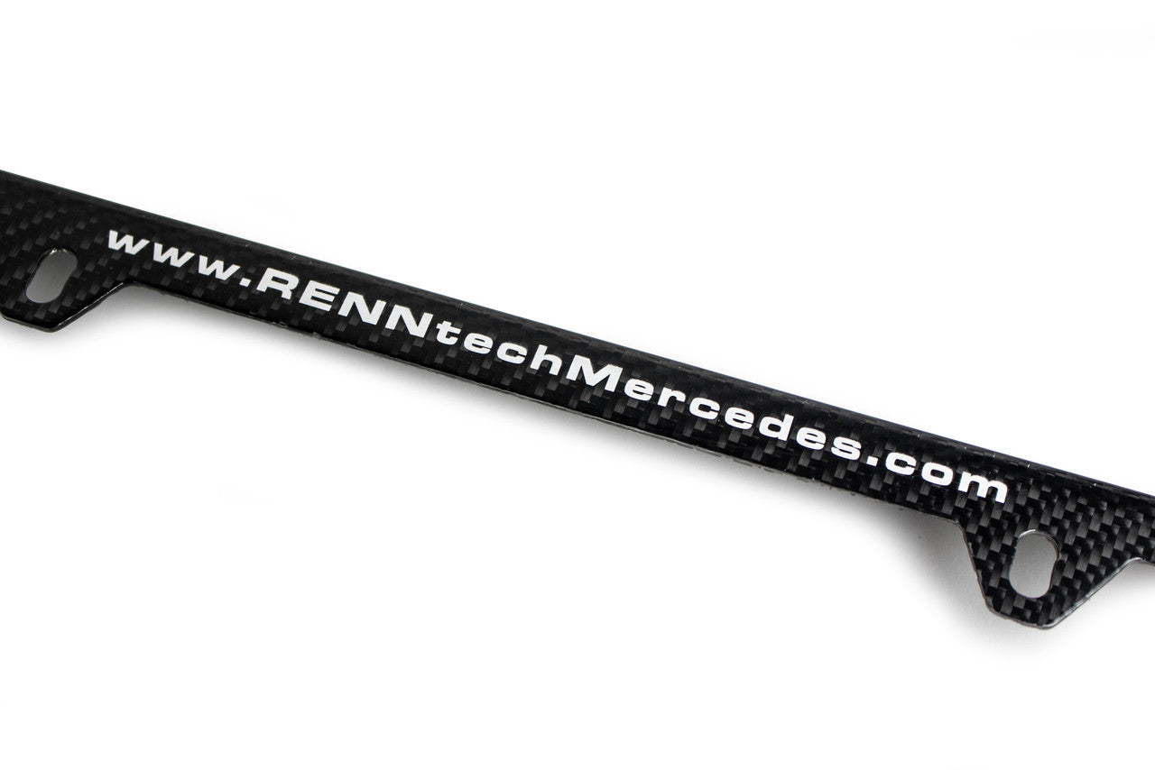 RENNtech | License Plate Frames | Carbon Fiber